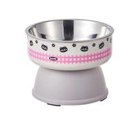 BELOWSYALER Adjustable Elevated Dog Bowl with Stand Feeders Dishes for Most Dogs Size Heavy Duty Food Dish Stainless Steel Cats Dog Bowl Set