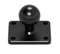 BELOWSYALER Aluminum Square Mounting Base Motorcycle Action Camera Fixing Bracket with 1inch 25mm Ball Head Adapter Mount Bracket