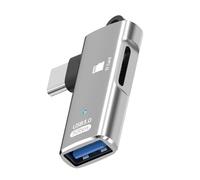 BELOWSYALER Aluminum USB Type C Data Link Small Storage Card Reader USB Rapid Processor for Camera Laptop Phone Tablet and Computer Quick Data Transfer