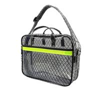 BELOWSYALER Antistatic Cleanroom Clear Tool Bag Zipper Closure PVC for Engineers Shoulder Crossbody Pack Working Pouches Transparent Cleanroom Tool Bag