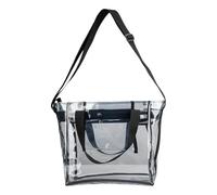 BELOWSYALER Antistatic PVC Crossbody Bag Cold Resistant Shoulder Professional Use Ideal for Electronic Safe Environment Clear Pvc Shoulder