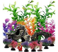 BELOWSYALER Aquariums Landscape Artificial Plant Fish Tanks Landscaping For Shrimp Breeding Landscape Ornaments Grass Craft