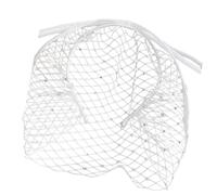 BELOWSYALER Black Mesh Veil Headbands Vintage Lace Bridal Hair Accessory For Women Wedding Halloween 1920s Party