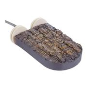 BELOWSYALER Decorative Heating Stand Adjustable Temperature Control and Simulated Bark for Parrots Rest Area and Climbing Activity Heating