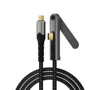 BELOWSYALER Fast Speed USB C Cable 100W Fast Charging 20Gbps Data Sync and Adjustable Phone Stand Usb C Video Cable