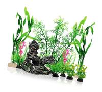 BELOWSYALER Fishtank Artificial Plant Landscape Fish Tanks Decorations For Aquariums Terrarium Shrimp Grass Ornaments Green