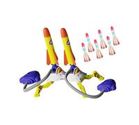 BELOWSYALER Flying Spacecraft Toy with Pumps Outdoor Flying Toy Launching Sport Boy Flying Spacecraft Toy Birthday
