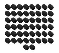 BELOWSYALER Friend Sponge Microphone Cover Sponge Mic Cover Noise Reductions Foams Case Simple Installs Designs 10/20 / 50pcs for Mic Tiny Pickup Windscreen