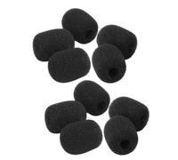 BELOWSYALER Friend Sponge Microphone Cover Sponge Mic Cover Noise Reductions Foams Case Simple Installs Designs 10/20 / 50pcs for Mic Tiny Pickup Windscreen