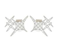 BELOWSYALER Glimmering Fashions Zircons Studded Star Earphone Clip Accessory Sweatproof for Freeclip1 / 2 Commuting and Leisures Zircons Studded Star Earphone Charms for FreeClip