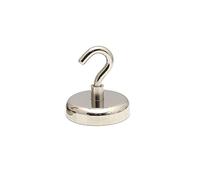 BELOWSYALER Heavy Duty Magnetic Hook Strong Neodymium Magnets Hook Kitchen Workplace D16mm Hold Up To 80 Pounds