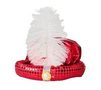 BELOWSYALER Novelty Arab Feather Hat Christmas Halloween Decorations Cosplay Adult Carnivals Party Festival Cap Hat Carnivals Party Cloth Hats For Women Hats For Adults