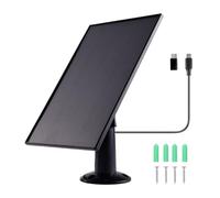 BELOWSYALER Outdoor Solar Power Supply 3W 5V Energy Efficient Charging Plate For Security Camera Durability PET Layer Panel Panel For Security Doorbell