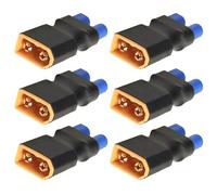 BELOWSYALER Pack Of 6 EC5 Adapters Connectors Not Soldering Required For FPV Quadcopters Models Portable Battery Adapters Kit