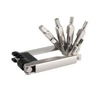 BELOWSYALER Portable Bike Maintenance Wrench Metal Screwdriver Fold-Out