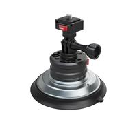 BELOWSYALER Quick Install Alloy Car Camera Holder Featuring 360 Rotate And Strong Suction For Stable On Vehicles Car Mount For Action Cameras