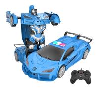 BELOWSYALER Remote Control Car Toy Convertible Robot With Transformation Drift Feature Electric Toy For Kids Boys