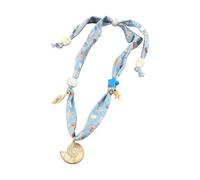 BELOWSYALER Sea Shell and Star Necklace Adorned with Floral Patterns for Daily Wear Beach Fashion Jewellery Inspired Jewelry Piece