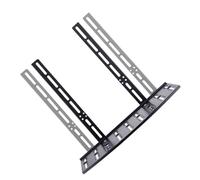 BELOWSYALER Strong Steel Soundbar Mount for Screens Accommodates Mount Patterns From 100x100 to 400x400mm Entertainment Structure Tidy