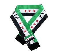 BELOWSYALER Syrian Flags Scarf Long Satins Digital Printing Scarf Syrian Flags Banners Holiday CelebrationS Sash Flags For All Age