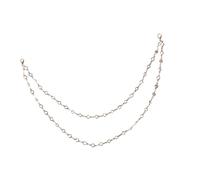 BELOWSYALER Trendy 2 Layer Imitation Pearls Y Necklace Elegant Accessory for Women Great Anniversary or Birthday Fashion Pearls Jewelry for Women