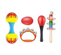 BELOWSYALER Vibrant Baby Rattle Shaking Toy Safe Infant Sensory Development Auditory Developmental Sand Hammer Toy
