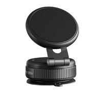 BELOWSYALER Windshield Smartphone Mount Bracket with Vacuum Magnetic Suction 360 Degree Rotatable for Navigation Video Calls