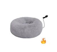 BELOWSYALER Winter Use USB Heating Pet Bed for Dog Cats Warm Comfort Soft Plush AntiSlip Cushion for Cold Weather Heated Cats Bed