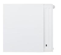 Belrad Radiator Type 22, Smooth, Plan/Smooth Flat Radiator with 6 Connections, Modern & Energy Saving, Wall Mountable, for Living Room, Bathroom and Guest Toilet, White, 50 x 60 cm