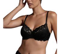 Belseno Lepel Lace Bra Balconette Cup B Art. 251 Colours White Black and Blush, Black, 38C