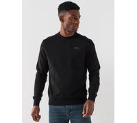 Belstaff Alloy Small Linear Logo Crew Sweat - Black, Black, Size 3Xl, Men Black