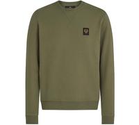 Belstaff Crew Neck Sweatshirt - True Olive - 100049-TRO CREW SWEAT Col