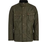 Belstaff Crosby Technical Motorcycle Motorbike Waxed Cotton Jacket Forest Green