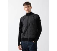 Belstaff Kelbrook Mens Merino Wool Zip Cardigan - Black - Black - M