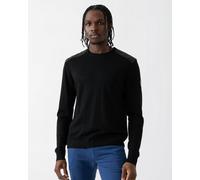 Belstaff Kerrigan Mens Merino Wool Crew Neck Jumper - Black - Black - L