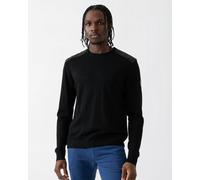 Belstaff Kerrigan Mens Merino Wool Crew Neck Jumper - Black - Black - XL