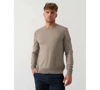 Belstaff Kerrigan Merino Wool Crew Neck Jumper - Dark Sand - Dark Sand - M