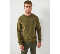 Belstaff Men's Patch Crew Sweat True Olive