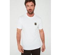 Belstaff Left Chest Patch Logo Regular Fit T-Shirt, White, Size 3Xl, Men White