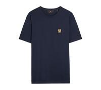 Belstaff Logo-appliquéd Cotton T-shirt - Navy - M