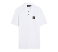 Belstaff Logo-appliquéd Piqué Cotton Polo Shirt - White - L