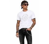 Belstaff London Retro Deconstructed Phoenix T-Shirt Regular Fit Cotton Tee M