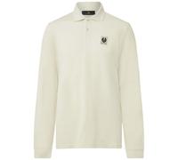 Belstaff Long Sleeve Polo Shirt - Silver Birch - S - Menswear S