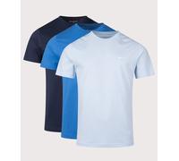 Belstaff Mens 3 Pack T-Shirt - Colour: Dark Ink/Sky Blue/Marine Blue - Size: Large