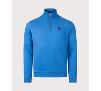 Belstaff Mens Belstaff Quarter Zip Sweatshirt - Colour: Marine Blue - Size: Medium