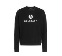 Belstaff Mens Belstaff Signature Crewneck Sweatshirt - Colour: Black / Off White - Size: Medium