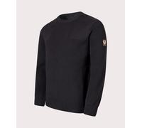 Belstaff Mens Commander Crewneck Jumper - Colour: Black - Size: Medium