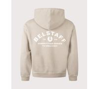 Belstaff Mens Competition Hoodie - Colour: Dark Sand - Size: Large Large