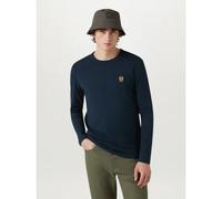 Belstaff Mens Dark Ink Belstaff Long Sleeved T-Shirt