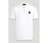 Belstaff Mens Designer Shirt Short Sleeved Cotton Pique Polo T Shirt Patch Logo